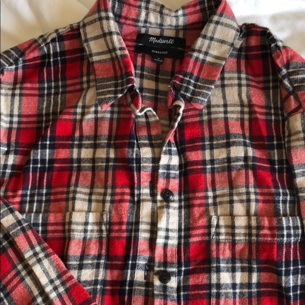 Madewell Oversized Thin-Flannel Shirt